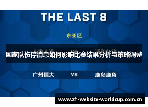 国家队伤停消息如何影响比赛结果分析与策略调整